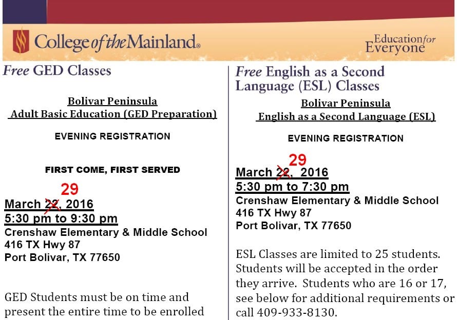 Local ged classes