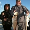Joe and Linda Galindo of Alvin took these reds on finger mullet-