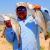 Ricky Tribble of Winnie took these 28 and 29inch specks on soft plastic-