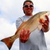Lumberton angler Mike McAllister took this fine red on live shrimp-