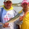 Baytown angler Roberto Benetiz shows off his 20inch Spanish Mackerel-