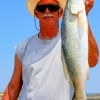Charley Gilliard of Lake Livingston nabbed this 24inch speck on sassy shad.