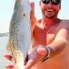 Jeff Aycock of Baytown nabbed this nice speck on live shrimp.
