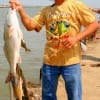 Henry Ngo of Sugarland TX caught this nice stringer of reds, drum, and whiting on finger mullet.