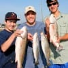 The Sobell fishing team nabbed some nice reds and trout on live shad.