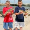 Blake Singleton and Braden Debareeladen of New Caney, TX caught these trout on live shad.