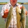 Brian Matzig of Willis, TX nabbed these trout on soft plastics.