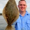 Jules Greagrey of Austin nabed this nice flounder on a Scurtu Rig.