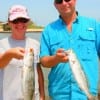 Tye Mize and Renee Wills of Tarkington TX took these nice trout on popping corks with shrimp.