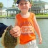 While visiting Grandma Clayton 4yr old Christopher caught his very first fish, a 14 inch flounder.