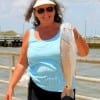 Linda Sparks of Dublin, TX took this 22inch red on live shad while visiting her son Troy Sparks of High Island.