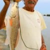 Dallas angler Henri Fontenot took this nice red on soft plastic.