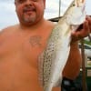 Mat Nitol of Houston nabbed this nice speck on cut-mullet.