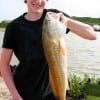 Austin Leal of Springtown TX took this 26inch red on finger mullet.
