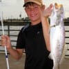 Bradford Fisher of Liberty, TX caught this nice speck on finger mullet.