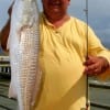 Albert Gonzales of Houston caught this 27inch red on live shrimp.
