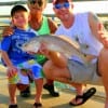Gramps Henri Fontenot fished with son, Jason Fagg and 5yr old grandson Thomas catching his very first red.