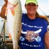 Cheryl Alexander of Kenefick, TX nabbed this nice red on cut bait.