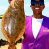 Sheila Bowden of Porter, TX took this nice flounder on finger mullet.