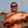 Mathew Nieto of Houston nabbed this 28inch red on cut mullet.