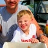 Father and Son, Clayton and James Padgitt of Conroe, TX spent quality time at Rollover catching croaker for supper.