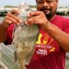De Smith of Houston nabbed this drum fishing shrimp.