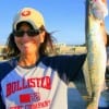 Thasia Foster of Mesquite, TX nabbed this nice trout on finger mullet.