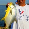 Zenenaro Salazar of Baytown caught this very nice Pompano fishing with live shrimp.