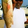 Melvin Reece of Houston caught this nice red on live shrimp.