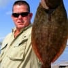 Nathan Kear of Winnie TX took this nice flounder on a Trigger X plastic.