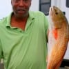 Charles Williams of LaMarque, TX nabbed this 27inch red on shrimp.