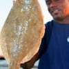 Russell King of Houston caught this nice flounder on shrimp.