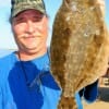 Richard Hanks of Winnie, TX took this chunk flatfish on Berkley Gulp.