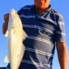 Don Jones of Hutchinson, KS landed this 24 inch red fishing frozen mullet.