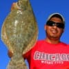 Houstonian Robert Aqurrie caught this 18 inch flounder on Berkley Gulp.