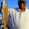 Floyd Scott of Houston landed this keeper red fishing shrimp.