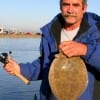 Richard Whitehead of Tomball, TX took this keeper flounder on finger mullet.