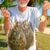 Gail LaBlance of Gilchrist, TX took this limit of flounder on finger mullet.