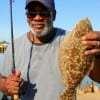 Louis Green of Houston nabbed this keeper flounder on finger mullet.