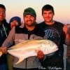 The Houston Fishing Krewe hooked and landed this 20lb Jack Crevaile from the early morning surf.