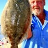Randy West of Rollover Pass nabbed this nice flounder on finger mullet.