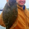 Ryan Waddell of Houston nabbed this chunky flounder on finger mullet.
