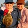 Hazel- MOM-Dorman of Ark and Daughter Carolyn Roberts of Dangerfield, TX share this keeper flounder mom caught on live shrimp.