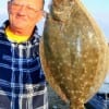 Cliff Wilson of Winnie, TX snatched up this nice flounder fishing a berkley gulp.