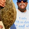 Bill Butler of Houston caught this keeper flatfish on a Ms. Nancy Mud Minnow.