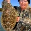 Janice Hosea of Coldspring,TX took this nice flounder on finger mullet.
