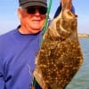 Larry Hughs of Farmland IND took this 19inch flounder on finger mullet.