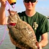 Jordan Windemiller of Liberty, TX nabbed up this 21 inch flounder on berkley gulp.