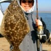 Tina Chi of Dallas took this 20 inch flounder on berkley gulp.