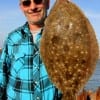 Jeff Kramer of Dayton, TX nabbed up this nice flounder on shrimp.